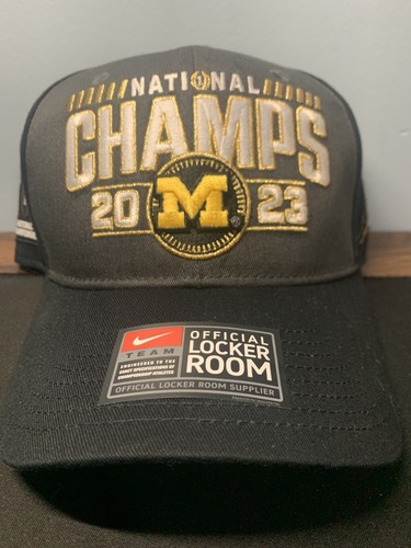 RARE! NEW University of Michigan National Championship Jordan Locker Room Hat