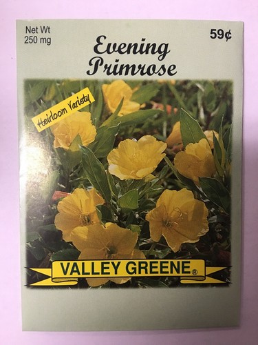 Valley Greene (6 Pack) 250 mg/Package Evening Primrose Heirloom Variety Seeds