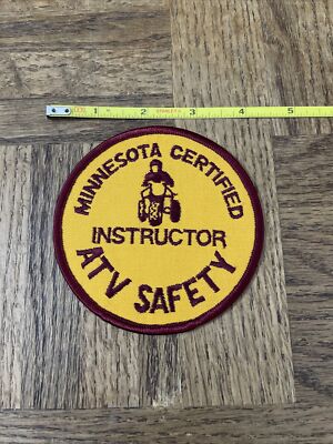 Minnesota Certified ATV Safety Instructor Patch