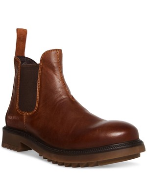 STEVE MADDEN Мужские коричневые ботинки Goring Azzure из кожи с круглым носком Chelsea 13 M