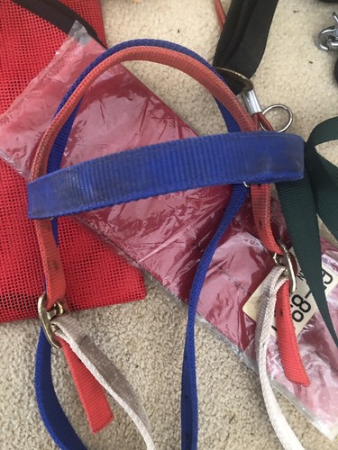 Huge LOT  HORSE TACK: Western Leather Breastcollar REINS Halter HaY Bag