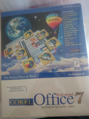 Corel Office Professional 7  CD and User Manual, Corel Office Professional 7