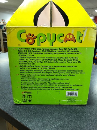 Pre Owned New Pengo Technologies Copycat One to One Stand Alone CD Duplicator