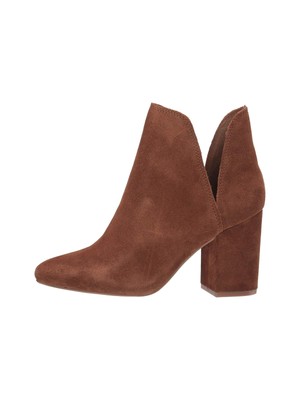

STEVE MADDEN Женские коричневые ботильоны без шнуровки на блочном каблуке с вырезами по бокам Rookie 8,5 M, Коричневый, ROOK01S1