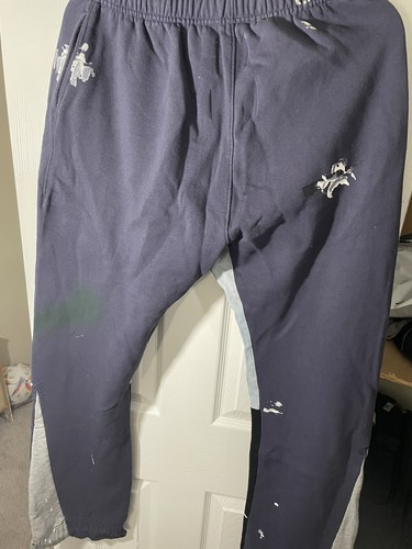 Pre-owned Gallery Dept. Gallery Dept Navy Flare Sweatpants (authentic)