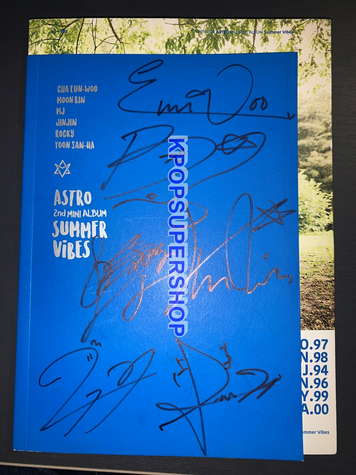 ASTRO Spring Up SUMMER ViBES サイン入りアルバム ASTRO Spring Up SUMMER ViBES サイン入りアルバム