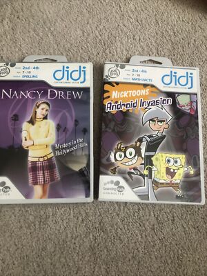 Didj 2 Games In The Box Nancy Drew&nicktoons 2nd-4th Grade