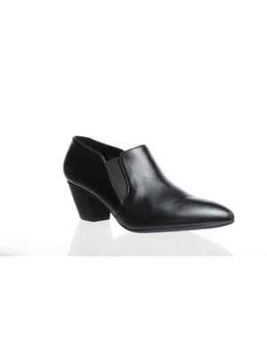 

AEROSOLES Женские кожаные ботильоны без шнуровки с черными боковыми вставками 9,5 м, Черный, JG-1578906
