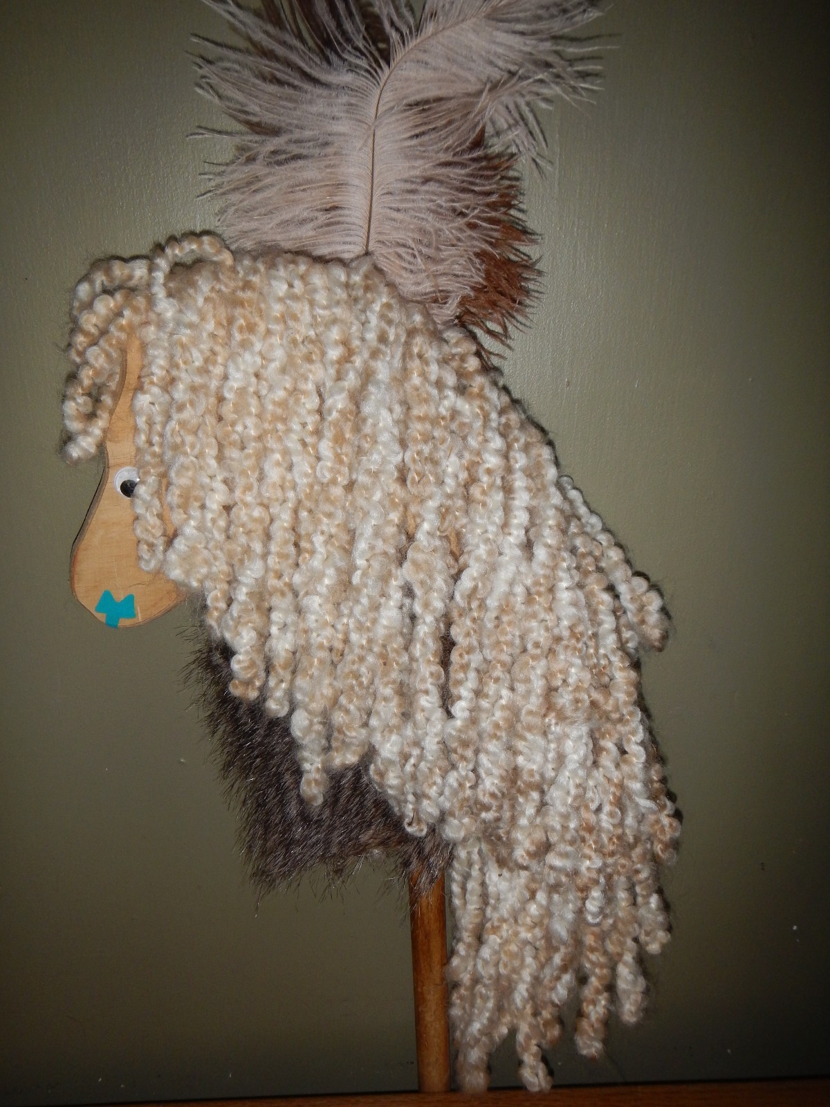 Horse of a Different Color Hobby Horse (Handmade and designed) - ~39