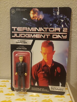 Super7 Reaction Terminator 2 T2  T1000 Officer figure 