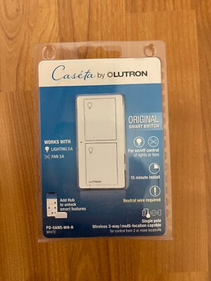 Lutron Caseta Wireless Smart Lighting Switch ( PD-5ANS-WH-R)