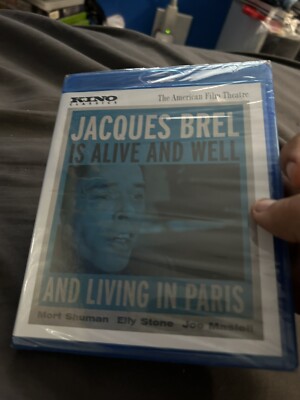 NEW Jacques Brel Is Alive and Welland Living in Paris Blu-ray 1975 Musical