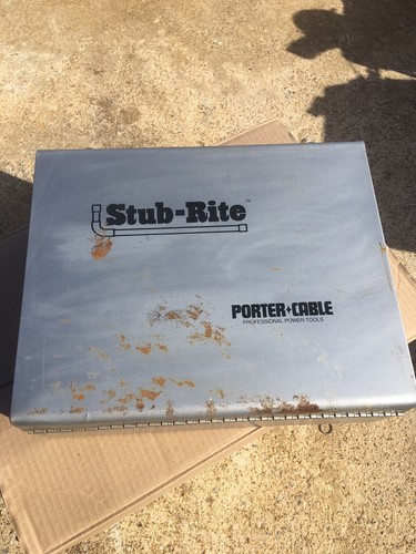Porter Cable Stub-Rite Metal Tool Box ( Empty )