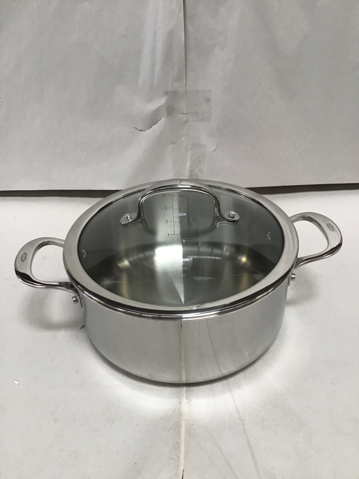 (未使用･未開封品)OXO Good Grips Tri-Ply Stainless Steel Pro 5Qt Covered Dutch Oven OXO Good Grips Tri-Ply Stainless Steel Pro 5Qt Covered Dutch