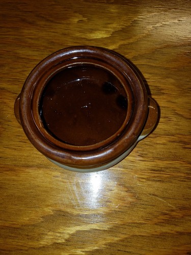 vintage brown and tan porcelian bowl taiwan