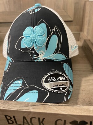 Black Clover ''Island Luck 20''  Tropical Adjustable Hat   Brand NEW!