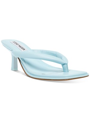 

STEVE MADDEN Женские голубые босоножки без шнуровки Moxxi на каблуке-стрингах, 10 м, Light blue, MOXX01S1