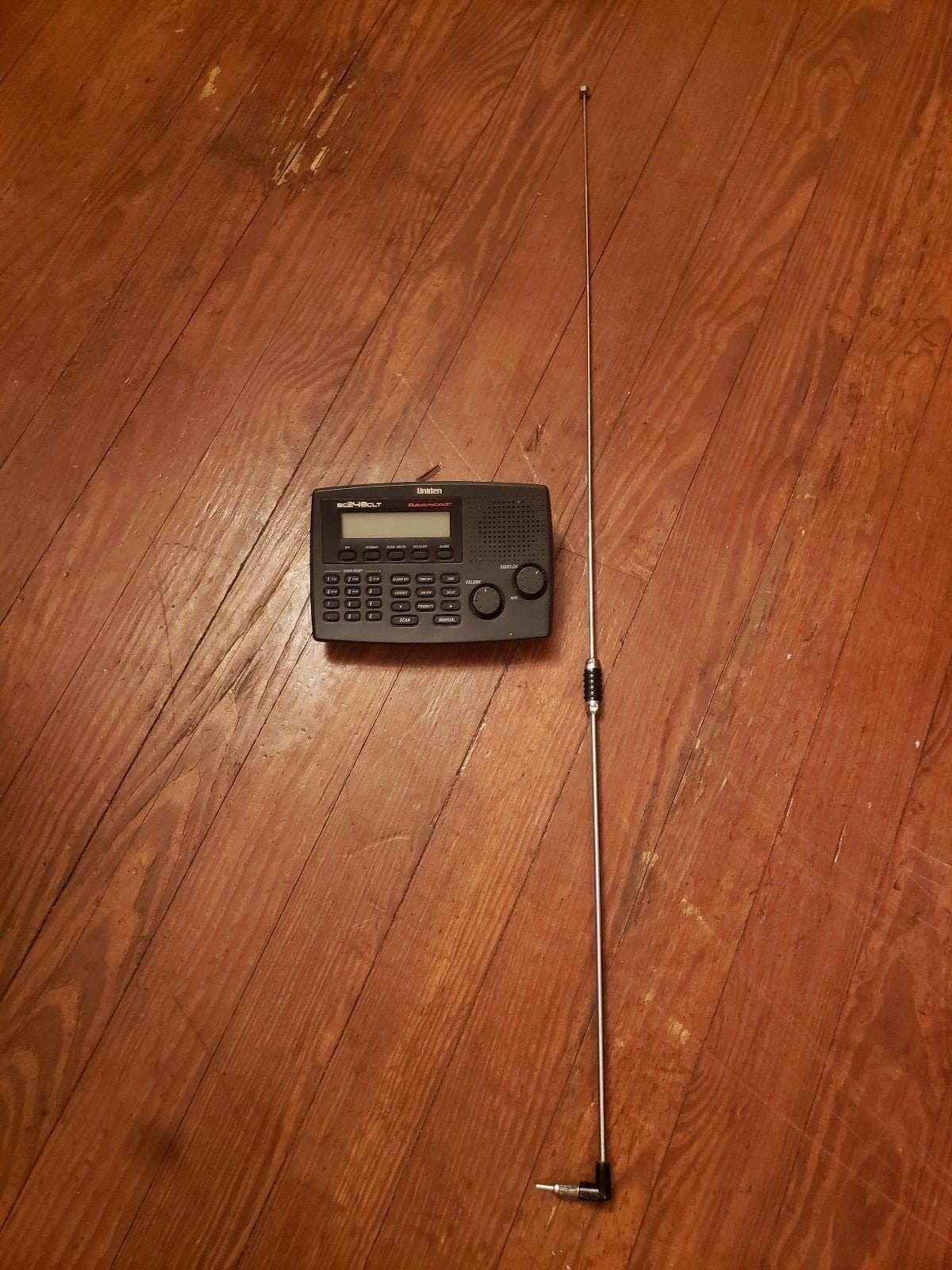 Uniden Bearcat BC248CLT Police Weather Scanner Alarm Clock