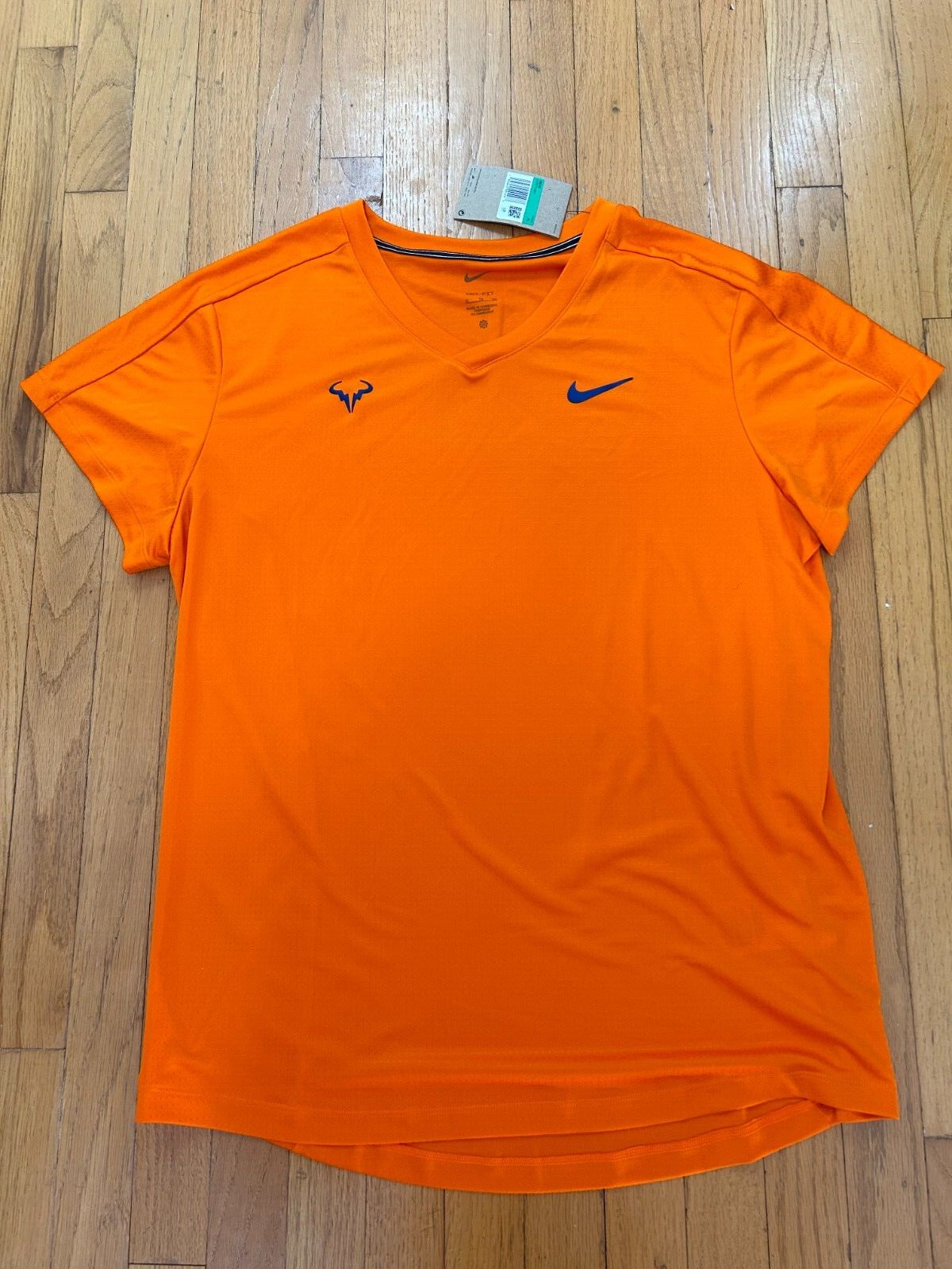 【激レア】NIKE Rafael Nadal tennis game shirt Rafael Nadal Match Worn Shirt US Open 2013 Winning Grand