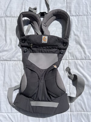 Ergo Baby Four Position 360 Carrier Cool Air Carbon Grey Ergobaby Soft Clean