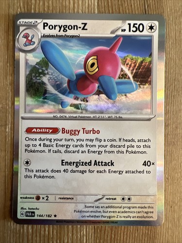 Pokemon TCG: Porygon-Z 144/182 Rare Holo - Paradox Rift | eBay