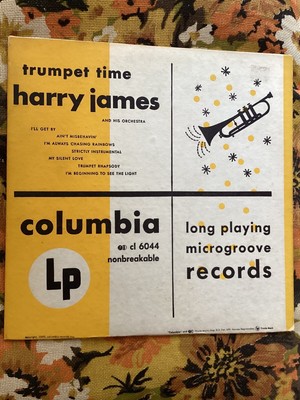 JAZZLP (10 )HARRY JAMES & ORCH COLUMBIA 6044 MICROGROOVE TRUMPET TIIME -7 TRACKS