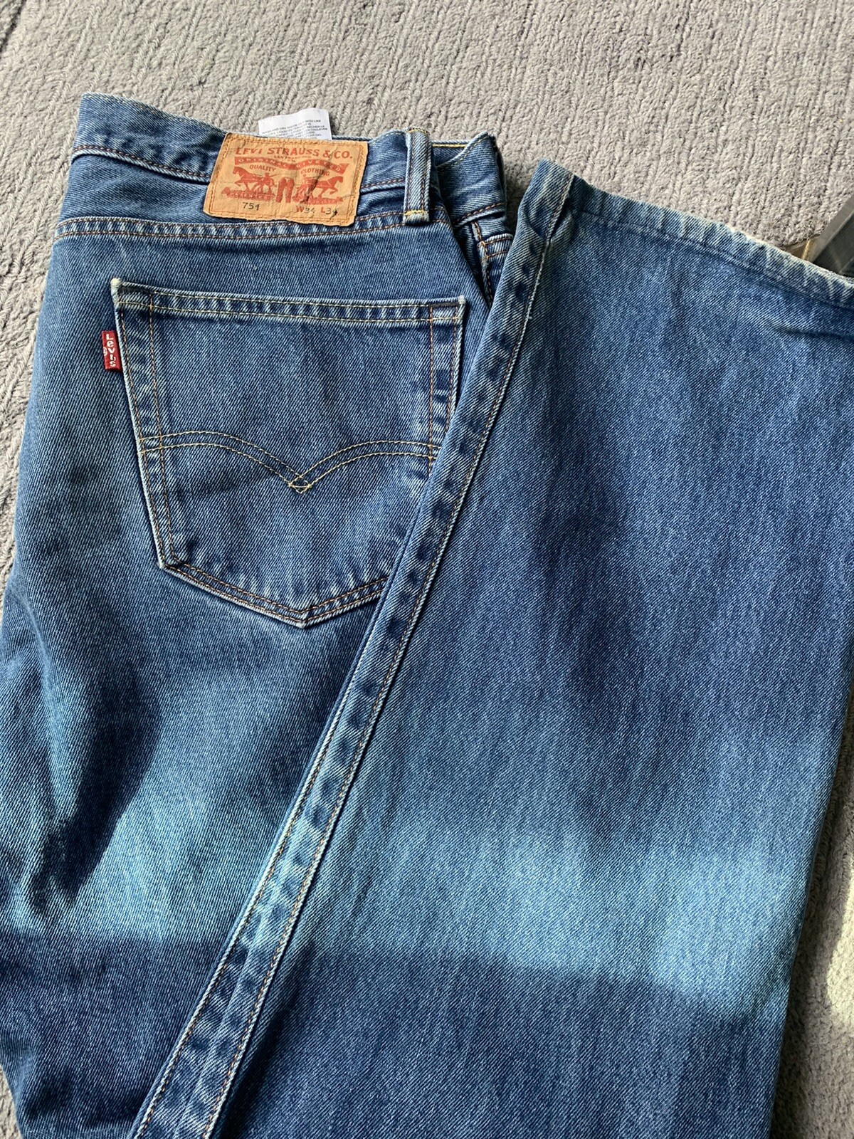 Джинсы Levi 751 Mid Blue Jeans W34 L 34 