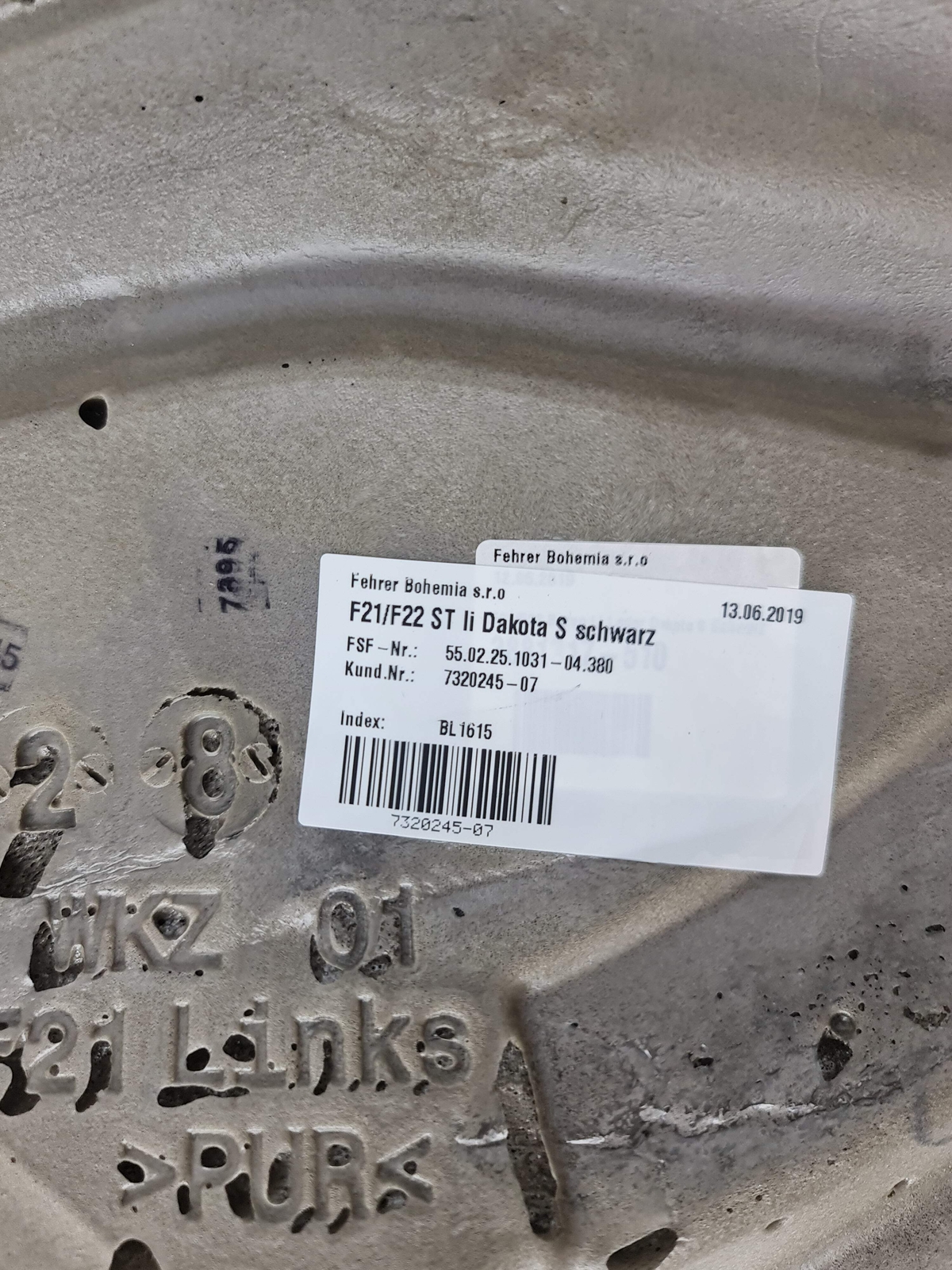 0 Bmw 2014-2020 52-20-7-320-245 52207320245 Side Finisher Leather Left 73202 image 4