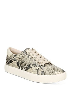 

Женские спортивные кроссовки SAM EDELMAN Beige Snake Ethyl с круглым носком на платформе, Бежевый, G9151S1