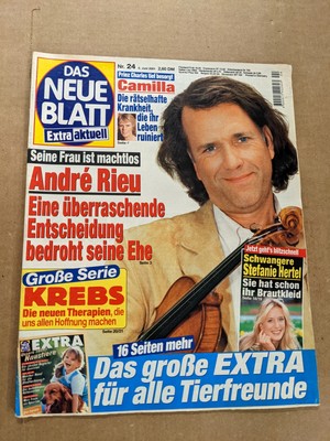 Das Neue Blatt Extra Aktuell magazine  No 24  6 June 2001  Andre rieu  M443