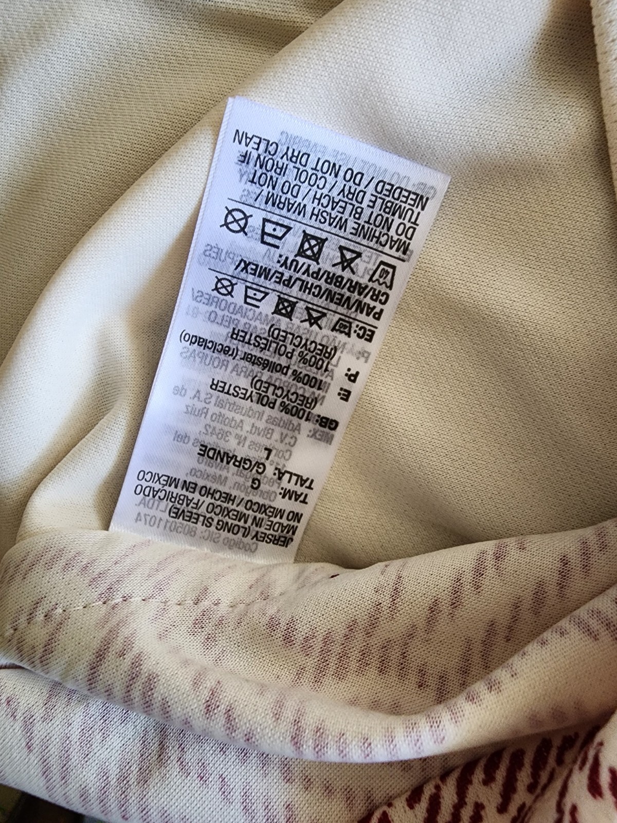 Adidas Mexico L/S Jersey Seleccion Mexicana Mundial Qatar 2022 Jersey Aeroready