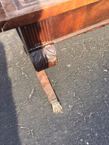 Vintage Coffee Table With Folding Ends