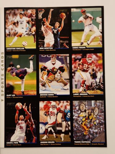 2006 Christine Sinclair Rookie Rc Card Sports Illustrated For Kids Uncut Sheet. rookie card picture