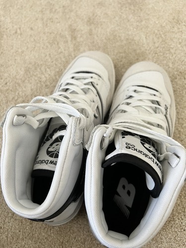 New Balance Men's 650 Sneakers BB650RCE White Black Grey Size 9. Worn 1x
