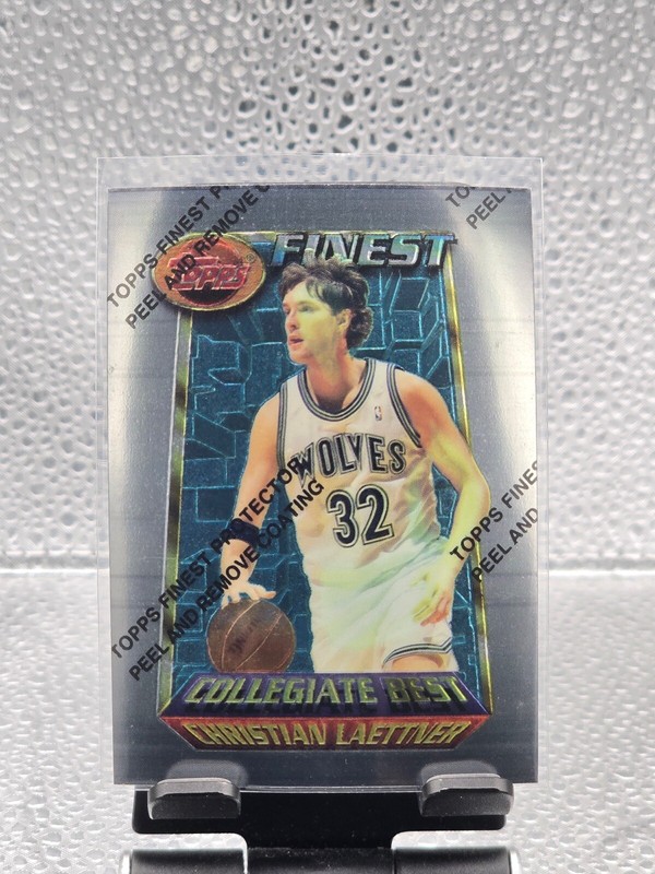 1994-95 Finest Christian Laettner Collegiate Best Rookie With Coating #207!