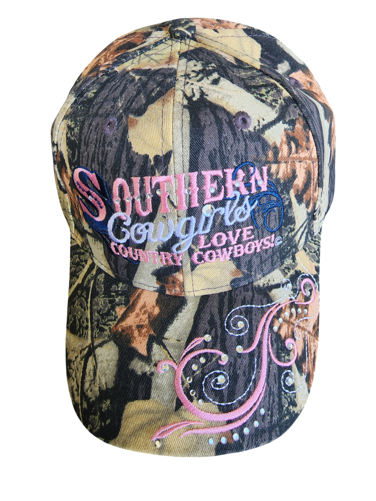 Southern Cowgirl Hunt Club Born Raised Country Horse Pink Cowgirl Cap Farm