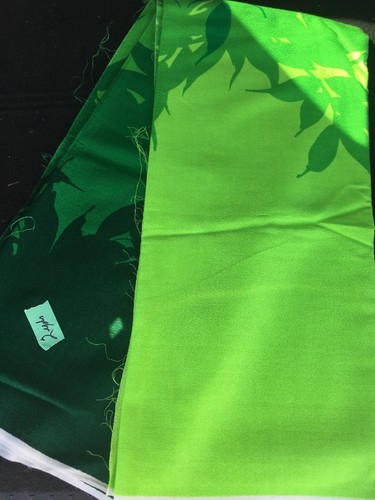 Vintage 1960s-70s GVH HAWAIIPRINT Fabric-Green Ombré-RARE- 2 Yards