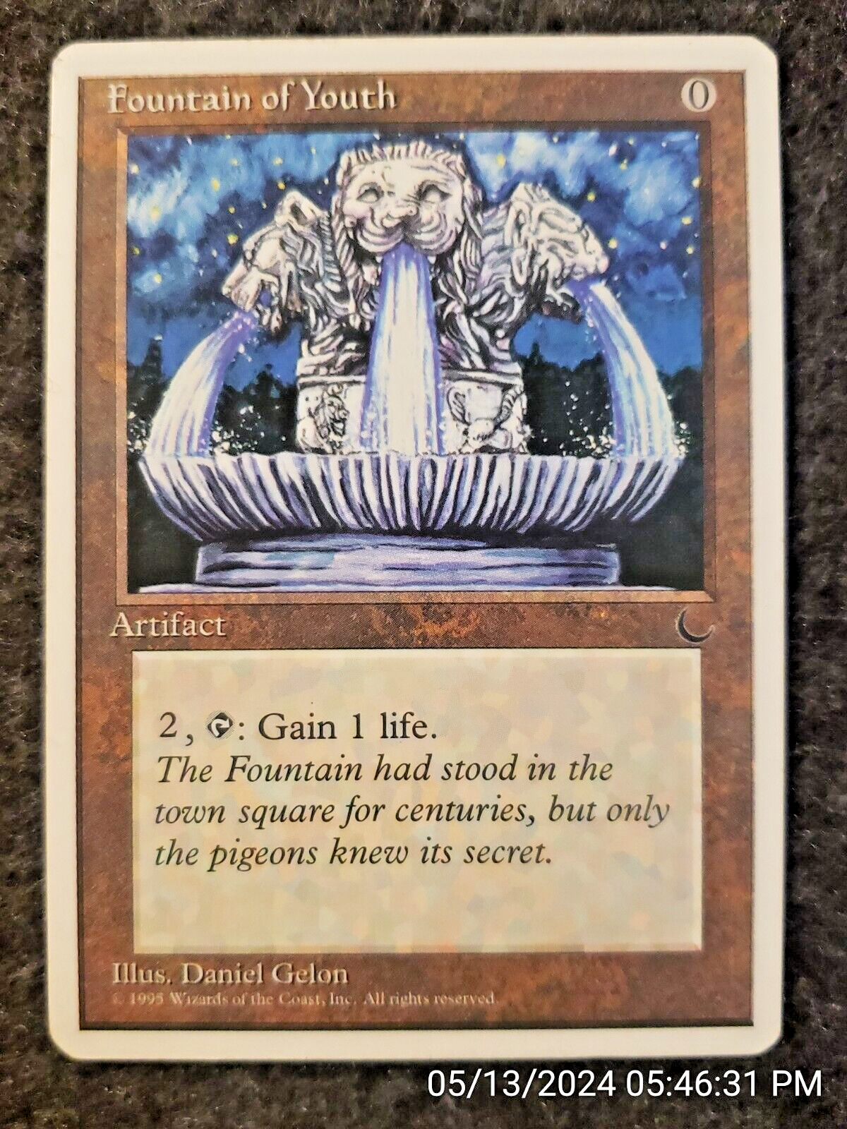 MTG(英)若返りの泉 / Fountain of Youth【5ED】 MTG(英)若返りの泉 / Fountain of Youth【5ED】