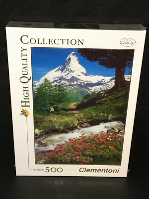 Clementoni MATTERHORN Cervino Italy Mountain Hiking Trail 500 pc JIGSAW PUZZLE