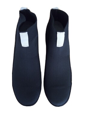  Apex Stretchables Unisex Basis Slip-On Slipper Black, W14| M13