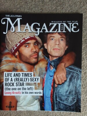 Times Magazine - Lenny Kravitz , Inna Modja. October 10th 2020.  H