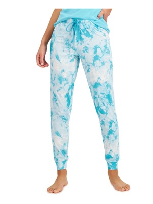 

JENNI Intimates Бирюзовые хлопковые штаны для сна, Turquoise