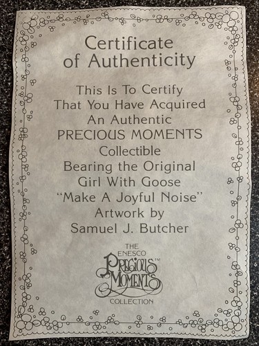 VTG Precious Moments 40 Pc Dinnerware 8 place settings &ldquo;Make a Joyful Noise" NEW