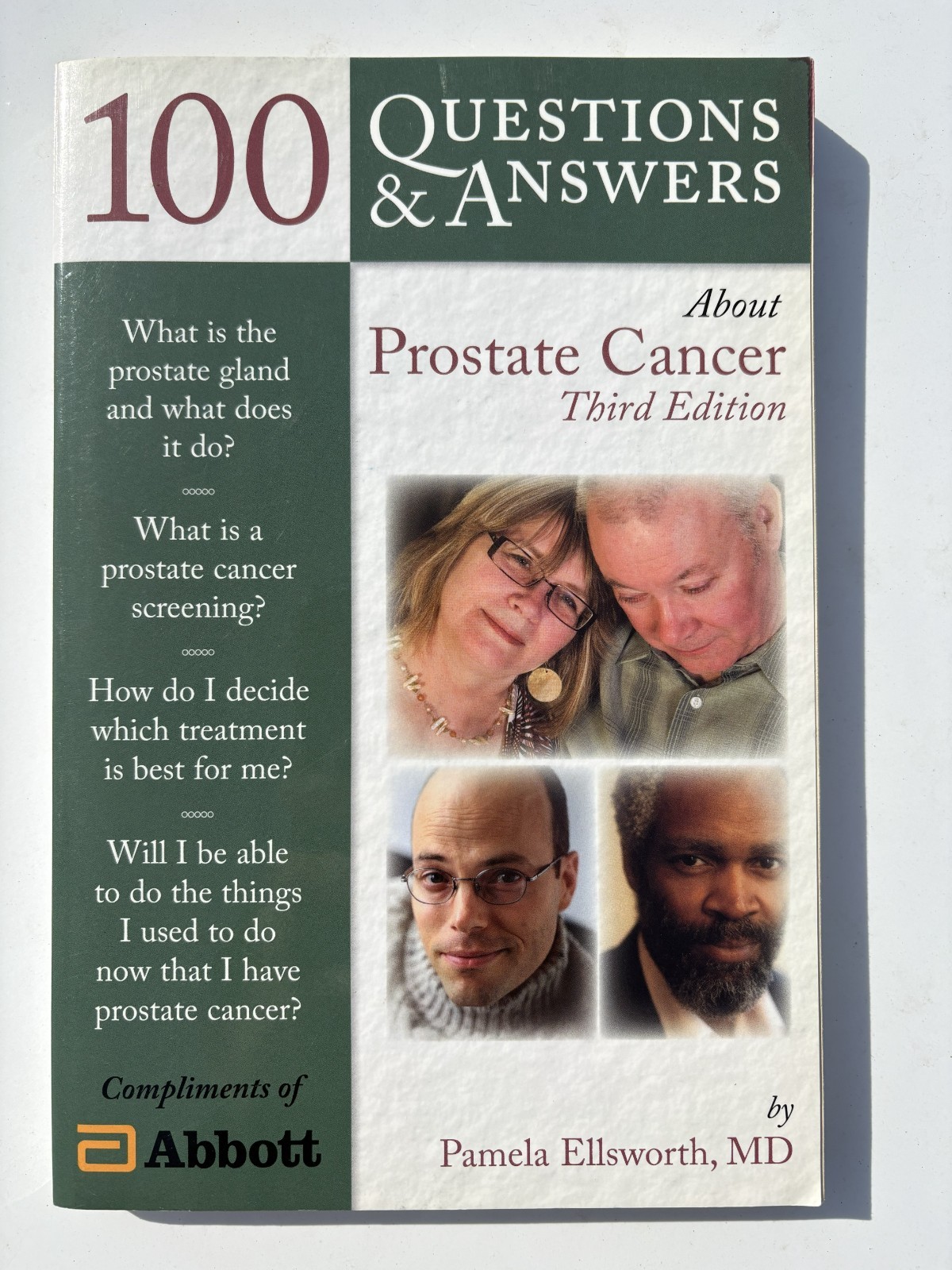 100 Questions and Answers about Prostate Cancer Paperback Pamela Ellsworth