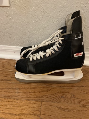 Vic Pro Ice Hockey Skates USA Silver Mens  Size 11 B65