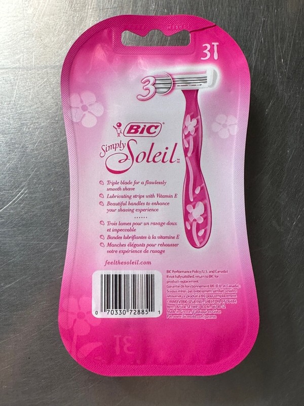 Bic Simply Soleil 3 Disposable Razors New In Pack