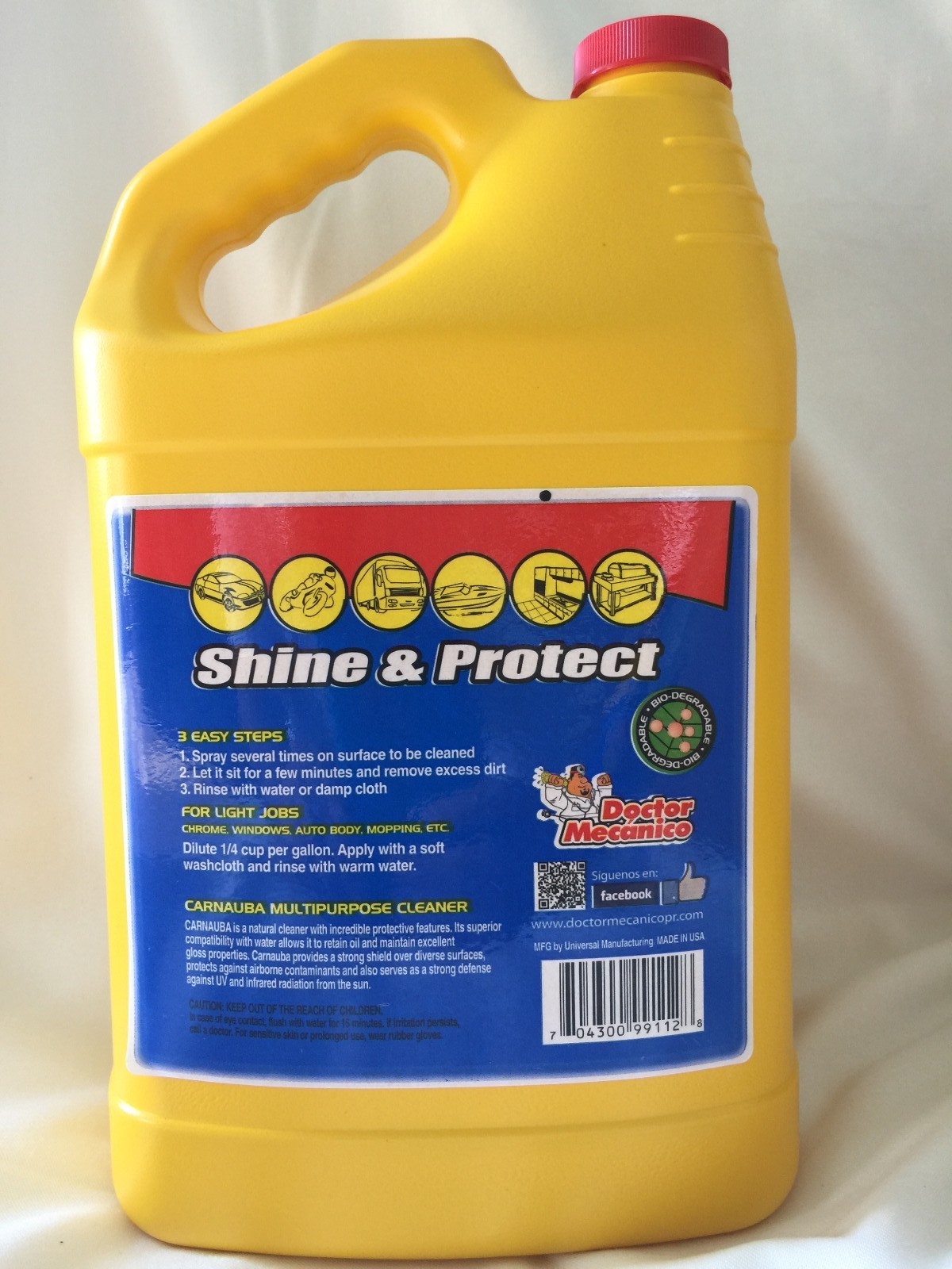 Doctor Mecanico Multipurpose Cleaner + Degreaser 128 Ozoriginal Scent