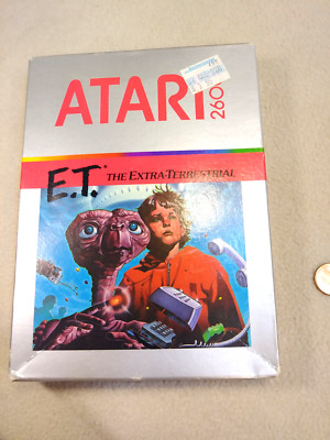 ATARI 2600 ET THE EXTRA TERRESTERIAL W/ ORIGINAL BOX - NOS
