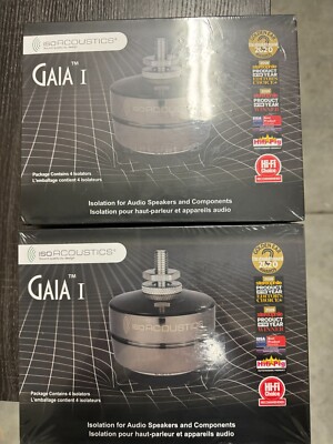 IsoAcoustics GAIA I Isolation Feet for Speakers & Subwoofers - 2 x Set of 4