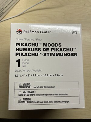 Pokemon Center Moods Love Pikachu Figure - Brand New